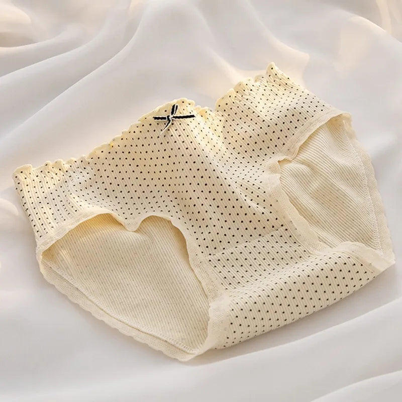 5Pcs/Set Cotton Briefs Cute Strawberry Women's Panties Breathable Female Soft Lingerie Girls Fashion Floral Underwear