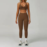 2/3PCS Seamless Sport Yoga Set Women's Breathable High Waist Fitness Sportwear Women Sports underwear Set Gym Workout Clothes