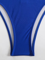 DEKA Hollow Out Bikini One Shoulder Swimwear 2025 Women Metal Designer Backless Thong One Piece Swimsuit Summer Bathing Suits