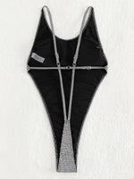 Sexy Extreme G String Mini Micro Thong Women Swimwear One Piece Swimsuit Female Backless Monokini Bather Bathing Suit Swim Lady