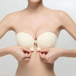 2026 Strapless Non-slip Sexy Lingerie for Women Front Buckles and Small Breasts That Make Them Look Bigger Thicker Bra Underwear