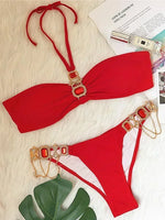 Halter Crystal Rhinestone Diamond Bikini 2026 Female Swimsuit Women Swimwear Two Pieces Bikini set Brazilian Bathing Suit Swim