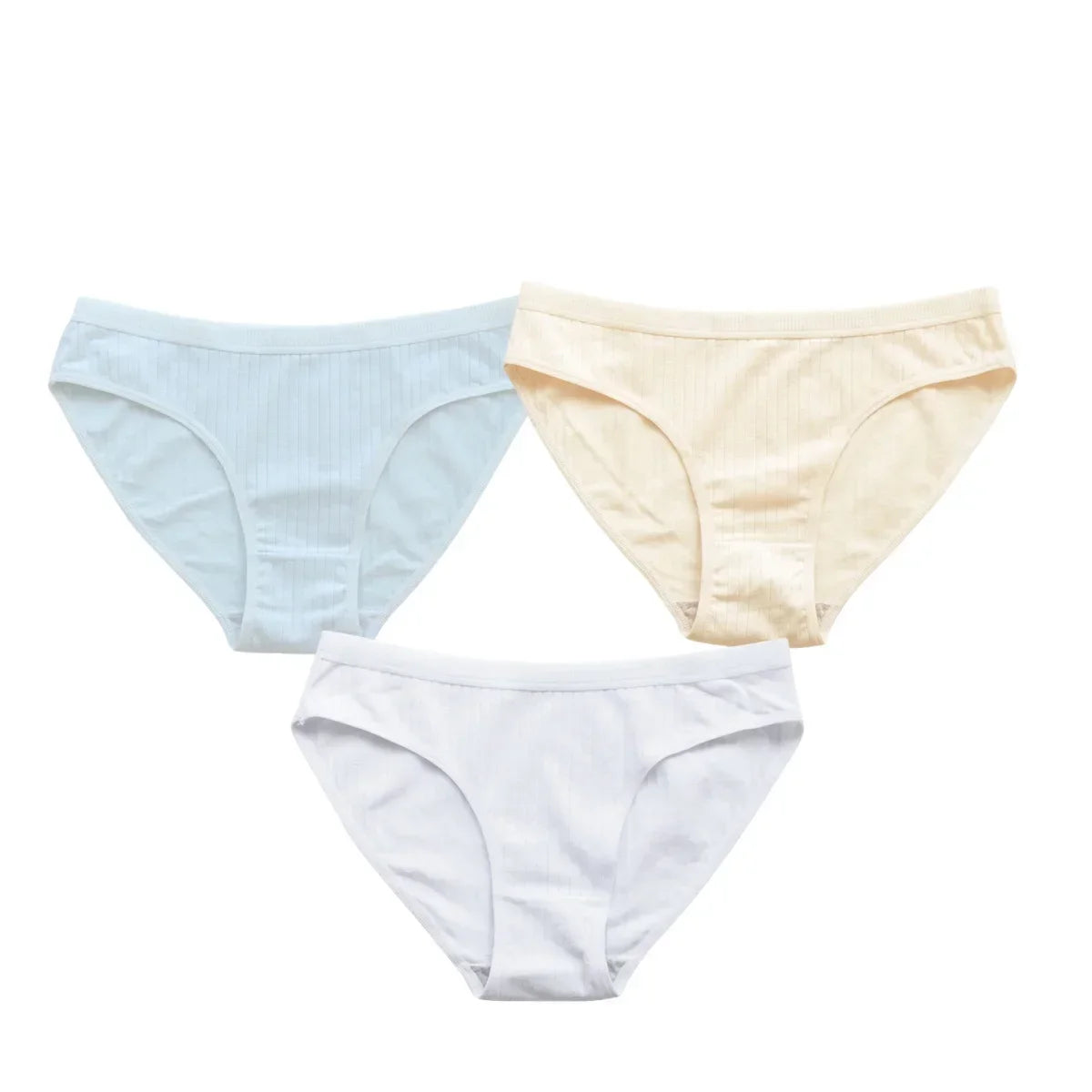 3Pcs/Set Cotton Panties Women Briefs Sexy Female Underpants Solid Pantys Seamless Underwear M-XL Panties Soft Lingerie Intimates