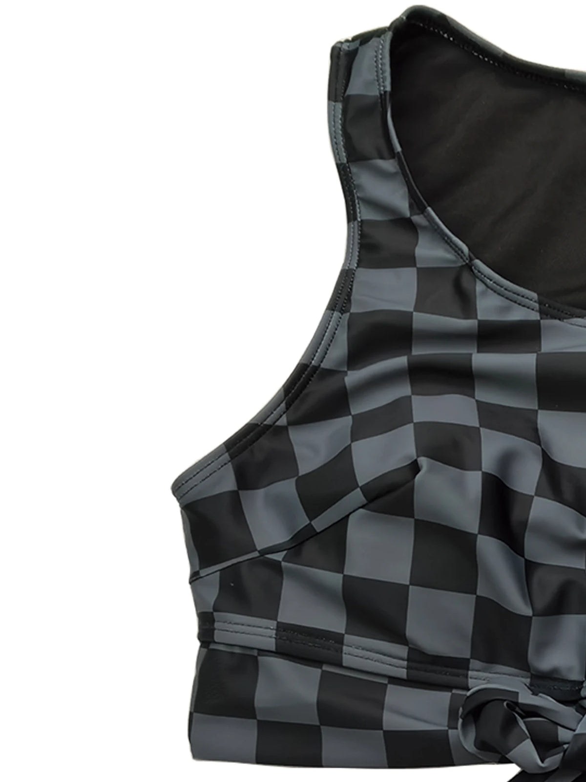 2026 Large Plus Big Size Swimsuit Women Sporty Bikinis High Waist Neck Swimwear Female Bathers Bathing Swimming Swim Suit 5XL