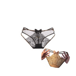 White Tea's Bell Sexy Lace Underwear Women's Pure Desire Breathable Me Hollow e Pants Low Waist Cotton
