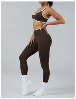 2PCS Yoga Suit Seamless Sports Set Gym Outfits Women Tracksuit Running Workout Clothes Sports Bra Athletic Wear Yoga Clothing
