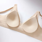 No-Show Seamless Bras For Women Non-wire V-neck Bralette Leopard Print Removable Pads Sports Underwear Sexy Lingerie S-5XL
