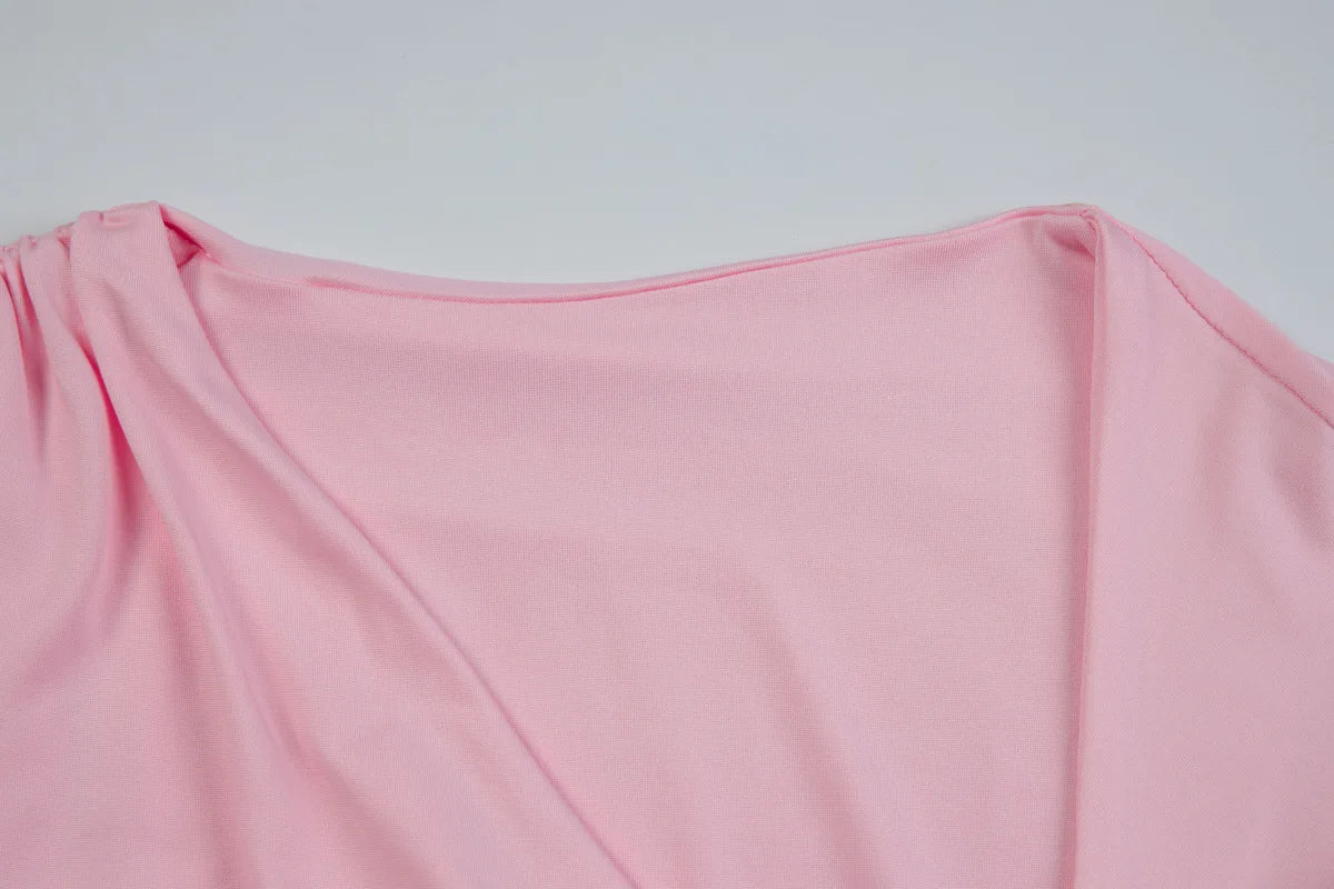 FDYOUI 2026 Summer Diagonal Collar Sleeveless Birthday Dress Women Sexy Tunics Pleated Solid Long Party Dresses Pink Black Gown