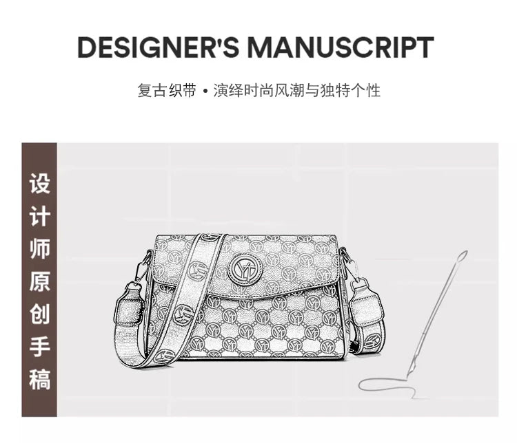 New Fashion Luxury Brand Women's Shoulder Bag High Quality Lady Crossbody Bag Round Women's Wallet Waterproof Women's Handbags