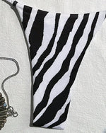 zebra striped micro bikinis sets two pieces halter patchwork swimsuit Brazilian summer bathing suit swimwear swimming suit