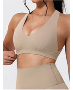 Hearuisavy Summer Women Sports Bra Pilates Yoga Bra Gym Underwear Running Shock Proof Breathable Quick-Dry Fitness Top For Girls
