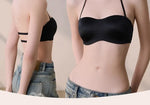 Vintage Multiway Bra Halter Neck Non-Slip Adhesive Bra for Small Bust Satin Backless Strapless Summer Lingerie UK S-XL MOYISU AB