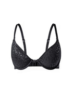 Women's Sexy Front Closure Push Up Bra Seamless Smooth Bra with underwire Makes Chest Look Smaller Lingerie beige