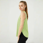 Women's Sleeveless Sports Top Quick Dry Running Fitness Yoga Vest Loose Fit Breathable Pilates Gym Cover Up Shirt