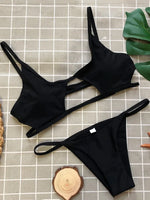 Sexy Hollow Out Micro Thong Bikini Women Swimwear Female Swimsuit Two-pieces Bikini Set Brazilian Bather Bathing Suit Swim Lady