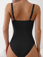 2026 Cut Out Ruched Front Swimsuit One Piece Swimwear Women Sexy Bathers Bathing Swimming Swim Suit Female Beachwear XXL