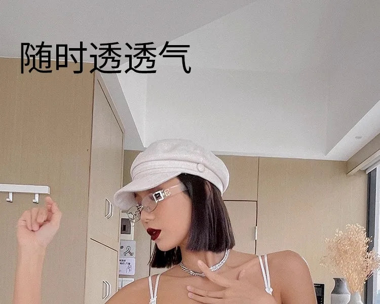 French Sexy Lace Bra for Small Boobs, Wirefree Bralette Ultra Thin, Light Support Traceless Bra Women White Lingerie Set MOYISU