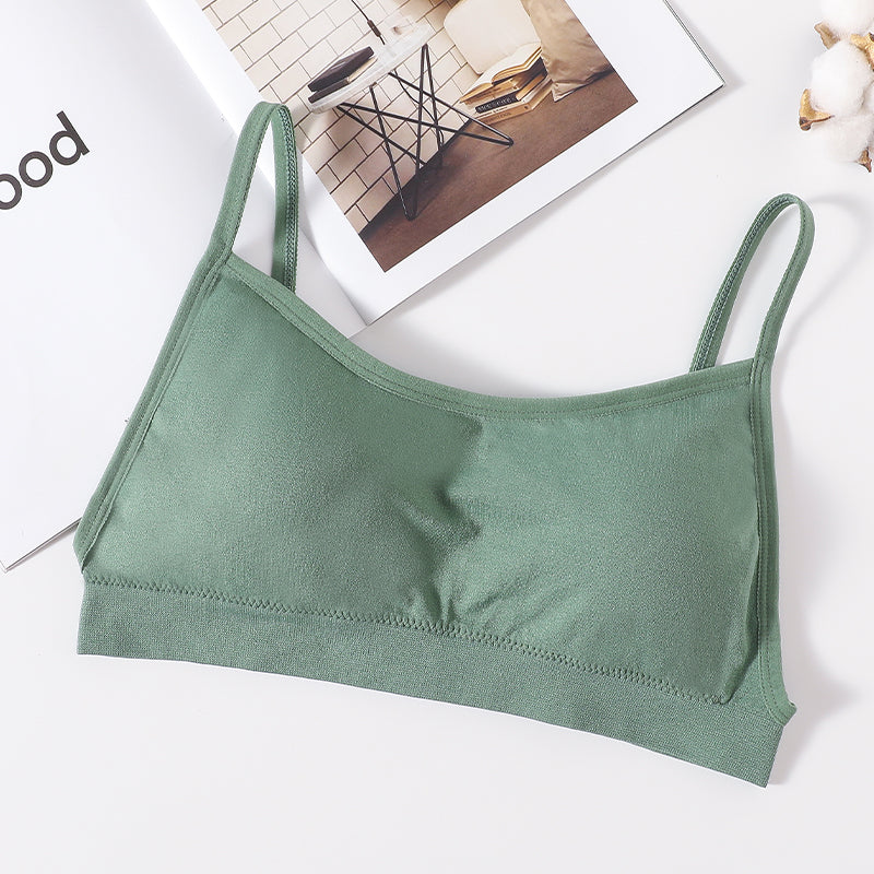 Women Seamless Bras Women's Bra Top Female Underwear Sexy Lingerie Removable Pad Bandeau Backless Fitness Top Wireless Bralette