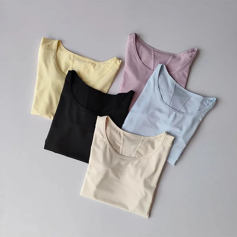 Women's Summer Yoga Sports Top Short Sleeve Pleated Waist Cinching Mesh Spliced Breathable Fitness T-Shirt