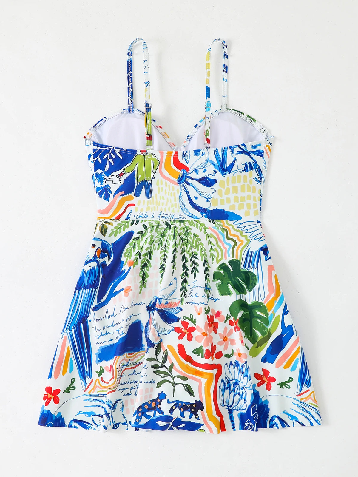 2026 Strappy Swimsuit One Piece Push Up Swimwear Women Sexy Printed Bathers Bathing Swimming Swim Suit Female Beachwear