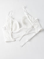 stylish mesh breathable softsteel ring bra thin design with backless multiple wearing styles comfortable Lingerie underwear