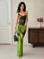 Women's Long Slimming Summer Dress Simple Stylish Maxi Gown for Warm Weather