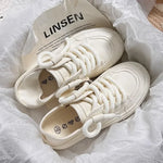 Women's Shoes WhiteNew Canvas Shoes Breathable Comfortable Platform Outdoor Casual Sports Shoes Zapatillas De Mujer