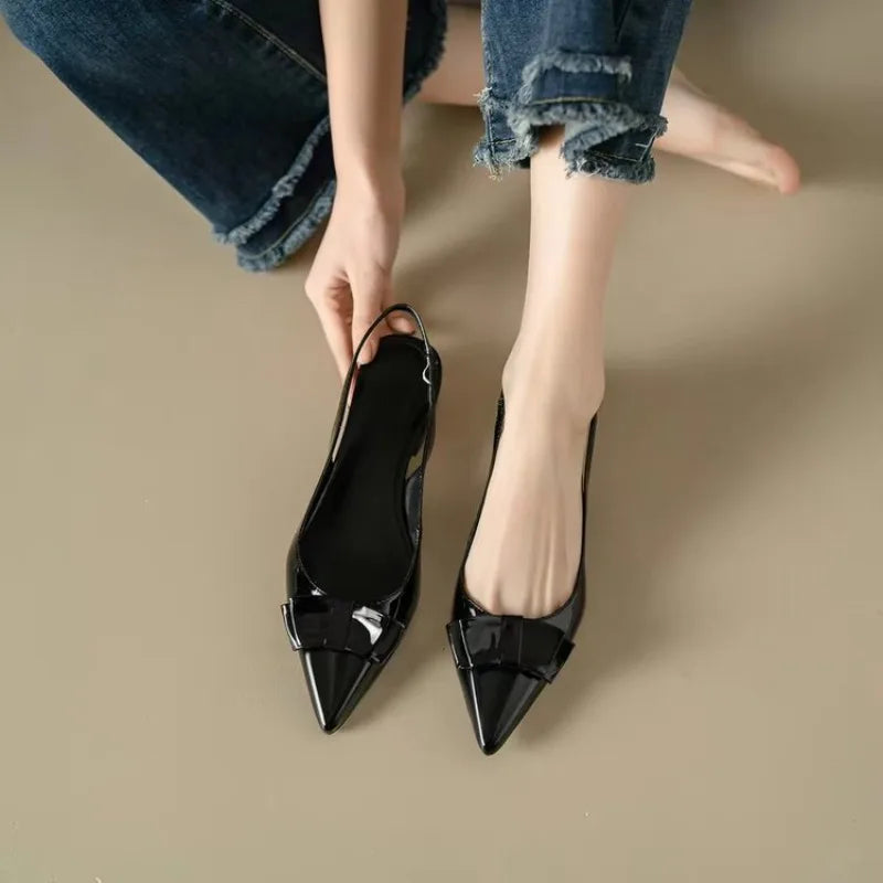 NewWomen Sandal Shoes Fashion Slingback Shoes Thin High Heel OutdoorNew Woman