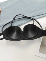 blcak Sexy Criss Cross Backless Push Up Bralette Seamless Underwireless Lingerie Adjustable Multi-strap Women's Bra B2693