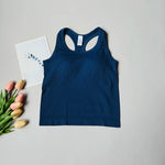 Women's One Piece Yoga Sports Vest Stretch I-Shaped Running Fitness Slimming Short Style Camisole Outerwear