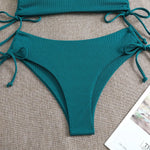 Sexy Bandeau Bikinis 2025 Women Brazilian Swimwear Female Swimsuit Two Pieces Bikini Set Bather Bathing Suits Girls Beach Wear