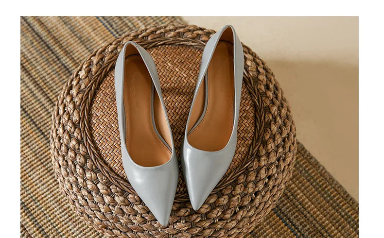 Patent Leather Fashion High Heels 2026Pointed Toe Pumps Elegant Woman Heeled Shoes Shallow Mouth Candy Colored Sexy Single Shoes