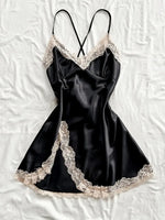 V-neck Lace Camisole Nightgown Hot Backless Sexy Women Sleepwear Short Silk Sleep Shirts Elegant Pajamas Lingerie Night Dress