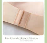 Summer Ice Silk No Trace Strapless Underwear Women Small Chest Gathering Non-slip Not Drop Breast Invisible Bra Cover Wipe Chest