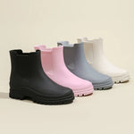 Rain Boots Women Garden Galoshes Waterproof Rubber Chelsea Boot Female Non-slip Rainshoes Fishing Water Shoes Botas Lluvia Mujer