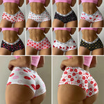 Valentine's Day Panties for Women Underwear Knickers Girls Comfort Briefs Ladies Seamless Shorts Sexy Print Lingeries Underpants