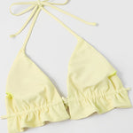 3 Pieces Solid Bikini 2026 Women & Beach Skirt Swimwear Female Halter Swimsuit Beachwear Bathers Bathing Swimming Swim Suit
