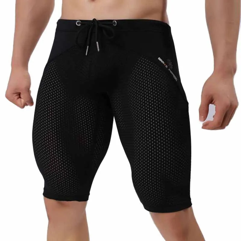 Men's Underwear Shaping Pants Sports Slim Fit Pants Sports Mid-Length Pants Cycling Pants Pants Casaul Elegant Style Pants 3TEL