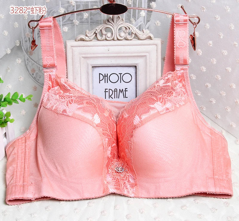 Ultra Big Size Women bra F G Cup Push Up Bra Plus Size Bra Full Cup Body Shaping Underwear Large Cup Anti Emptied Women Push Up