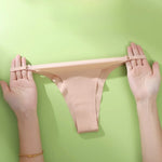4Pcs/Set Women Ice Silk Low Rise Briefs with Decorative Side Buckle Sexy Brazilian Panties Seamless Underwear Lingerie S-XL