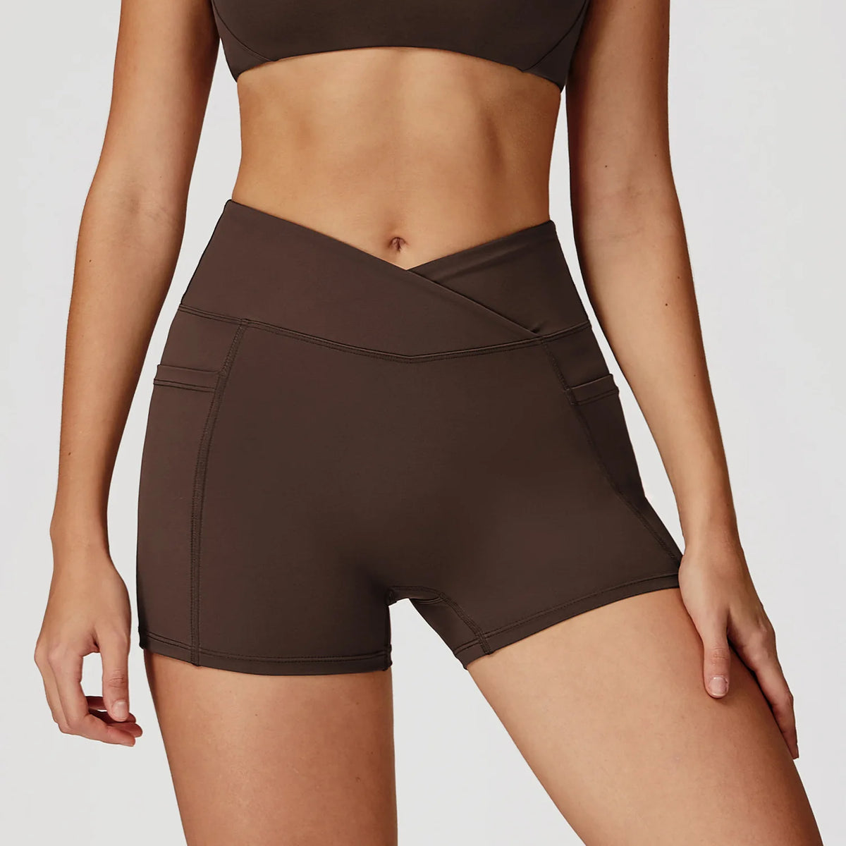 High Waist Yoga Shorts Naked Feeling Fitness Tights Women Sport Biker Shorts Tummy Control Short Legging Female Slim Yoga Shorts