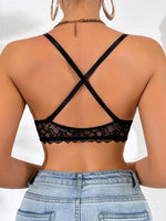 1Pcs Lace Butterfly Women's Sexy Bras French Front Closure Push up Bra Non-Padded Comfortable Versatile Back Design Top