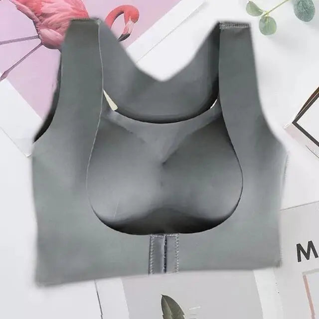 Adjustable Push-Up Sports Bra Shockproof Corset Back Posture Correction Bralette Seamless Women's Underwear