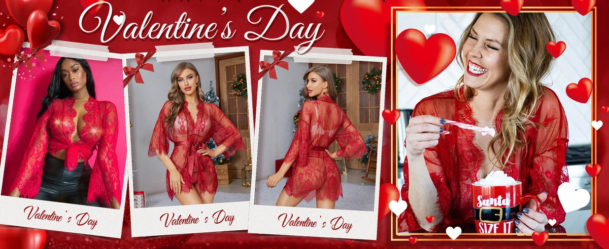 Romantic Lace Robe Set Women Sheer Floral Babydoll Lingerie Nightwear Belt Elegant Bridal Boudoir Sleepwear Mesh Nightgown