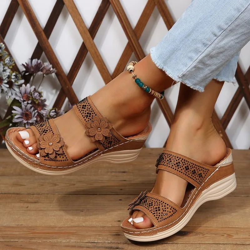 2026 Women's Wedge Suede Upper Comfort Fleece Lining Non-Slip Sole Casual Daily Indoor Outdoor