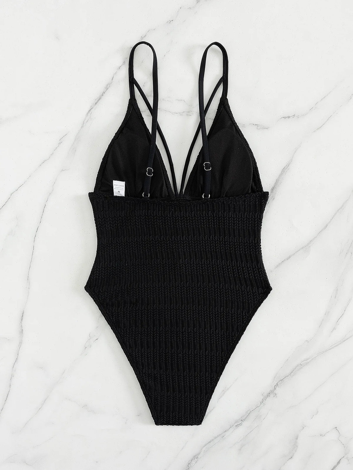 2026 Sexy Beachwear Women Low Cut Hollow Out Slim Bodysuit Holiday Backless Sexy Mesh Bikinis Summer New Chic Holiday Swimsuit