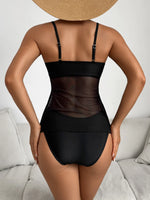 Summer Swimwear for Women Tankini Sets Swimsuit Vintage Padded Mesh Bathing Suit Print Beachwear Female Women's Swim Wear 2025