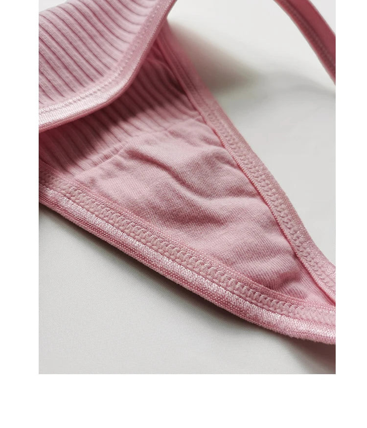 CottonSexy Women's Panties Simple Thongs Lingerie Briefs Female Underwear Sports G-Strings Hot T-Back Breathable Underpants