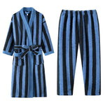 Ladies Thick Coral Fleece Extra Long Bathrobe Couple Sleepwear Set Warm Winter Dressing Gown Soft Loose Home Robe Loungewear