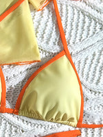 3 Pieces Brazilian Thong Bikinis 2026 Women Trikini Swimwear Female Halter Triangle Swimsuit & Tops Bathing Swimming Swim Suit